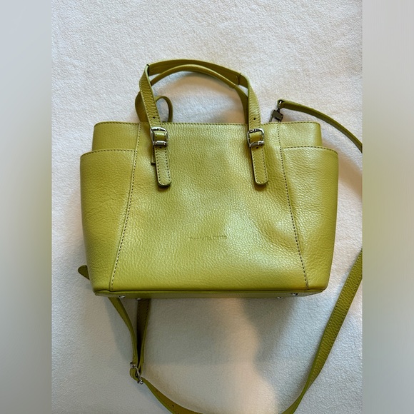 Daniella Ortiz Chartreuse Hand & Shoulder Bag - Picture 1 of 3